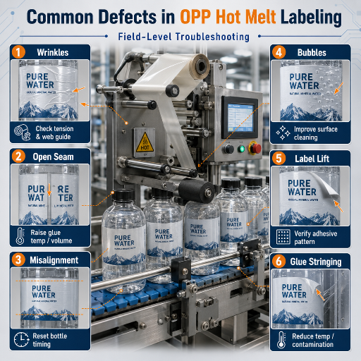 Common Defects in OPP Hot Melt Labeling and Field-Level Troubleshooting