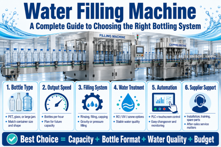 Water Filling Machine: A Complete Guide to Choosing the Right Bottling System