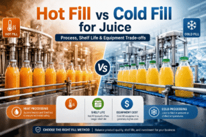 Hot Fill vs Cold Fill for Juice: Process, Shelf Life & Equipment Trade-offs