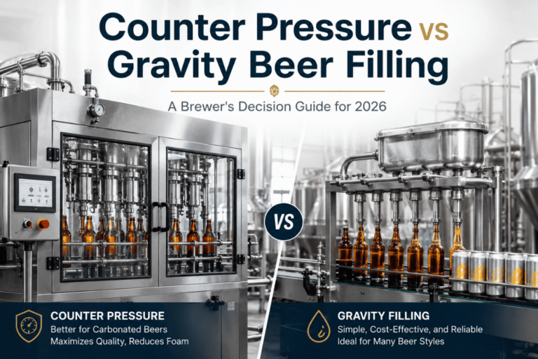 Counter Pressure vs Gravity Beer Filling: A Brewer's Decision Guide for 2026
