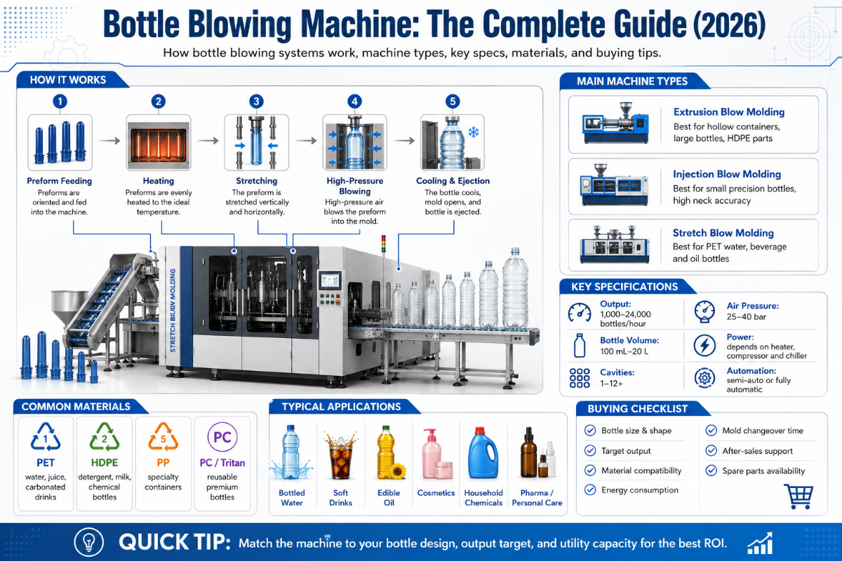 Bottle Blowing Machine Technical Overview