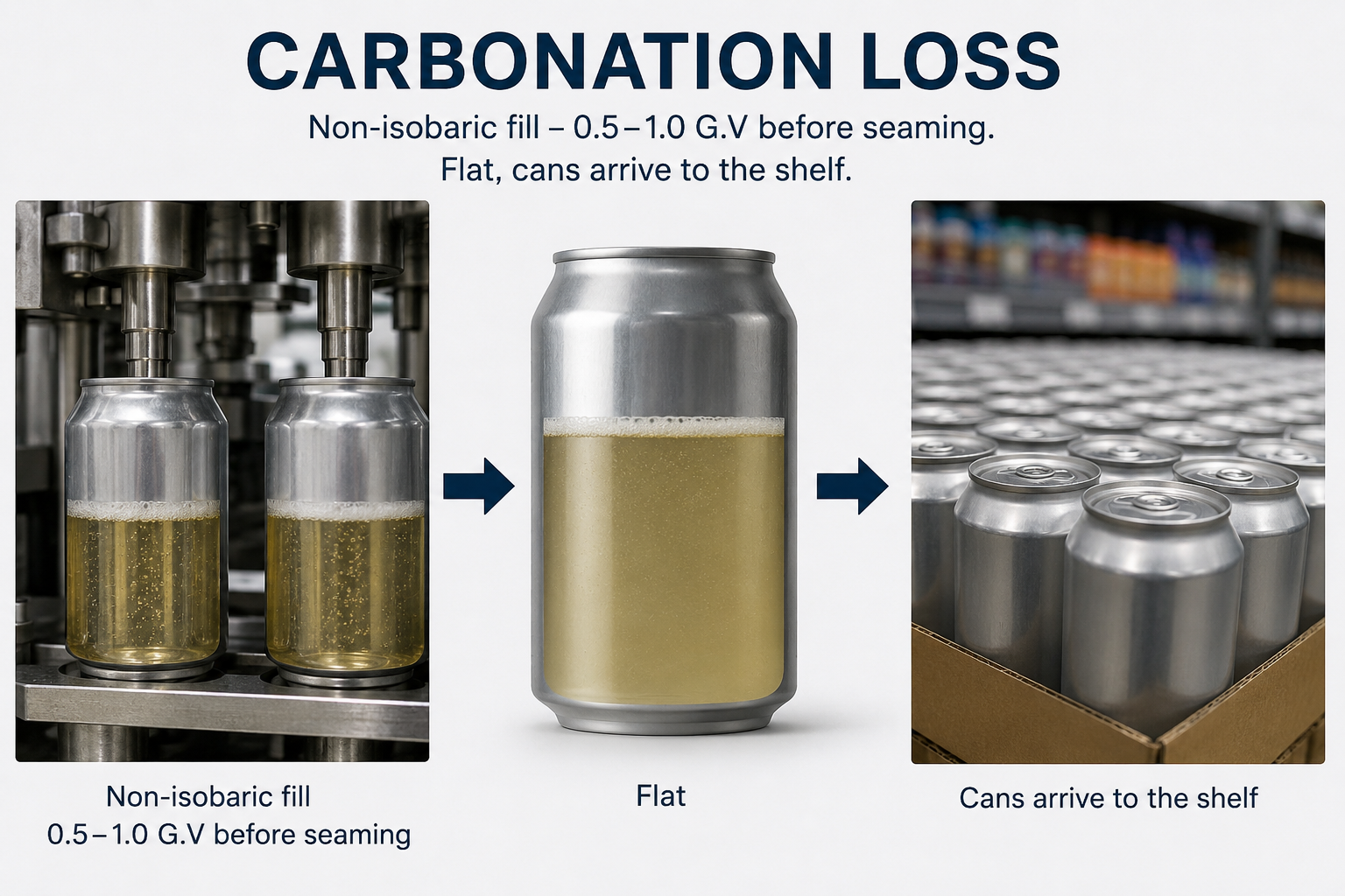 Carbonation Loss