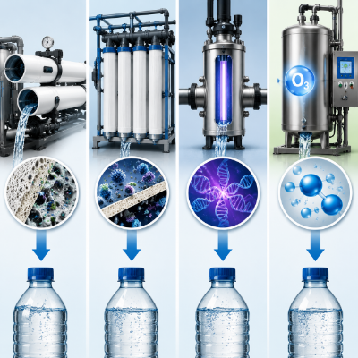 RO vs UF vs UV vs Ozone - Commercial Water Treatment Technology Comparison