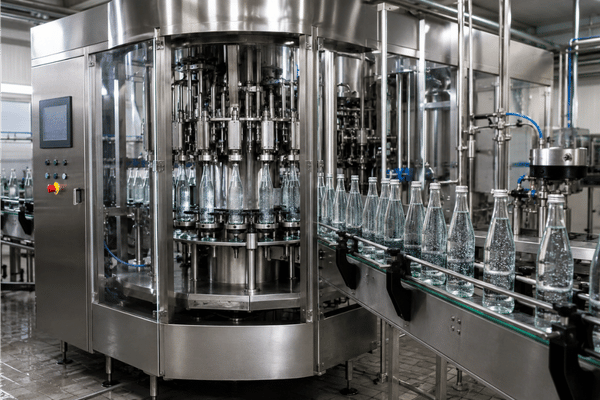 5,000 BPH Glass Sparkling Water line in South America