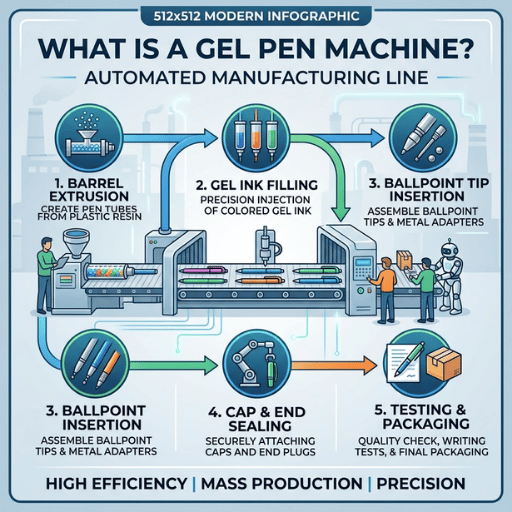What Is a Gel Pen Machine