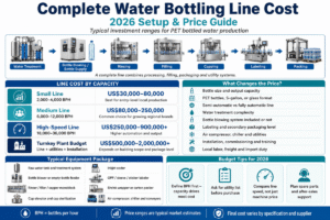 Complete Water Bottling Line Cost: 2026 Setup & Price Guide