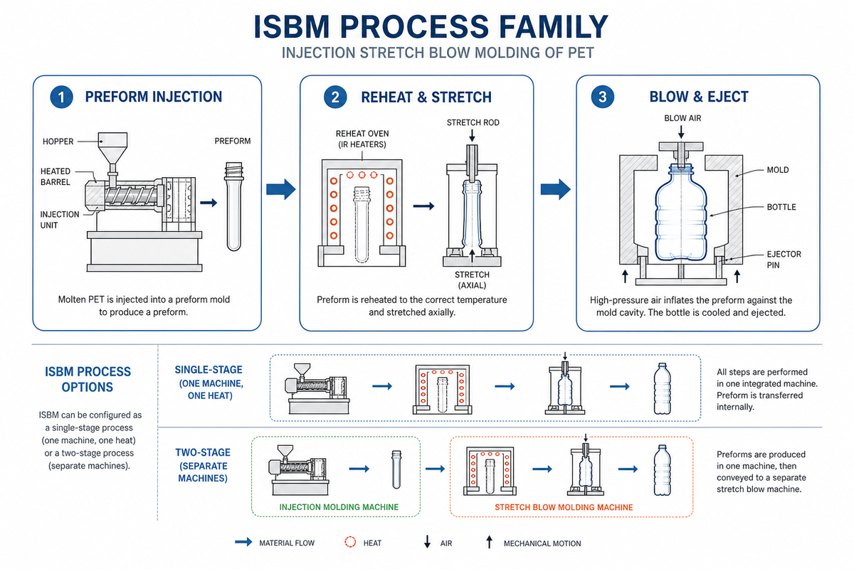What Is the PET Blow Molding Process? (ISBM Defined)