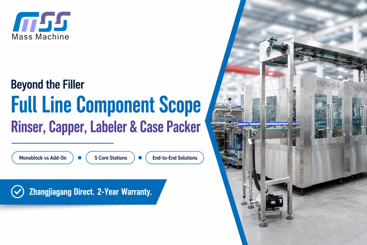 Core Bottling Equipment Components, Beyond Just the Filler — Mass Technology