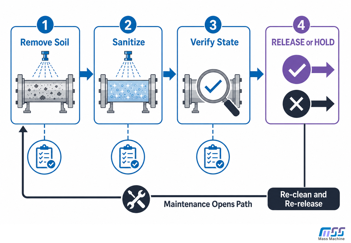 Verify Sanitation Before Production Release — Mass Technology