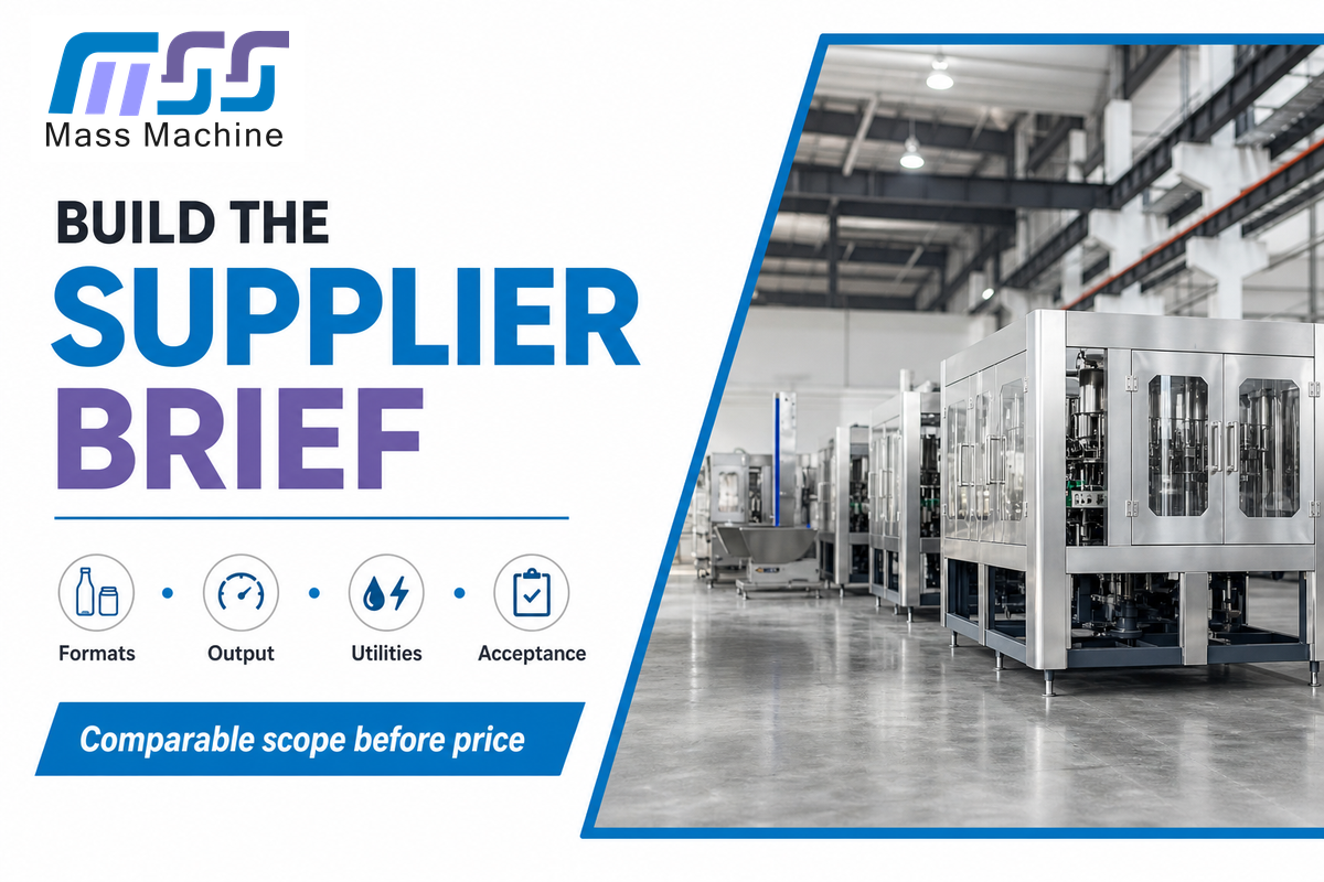 Turn Operating Requirements Into a Supplier Brief — Mass Technology