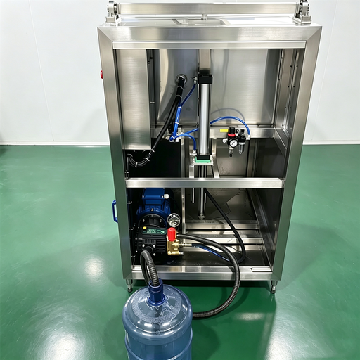 Sistema de alta presión lavadora de botellas de agua de 5 galones