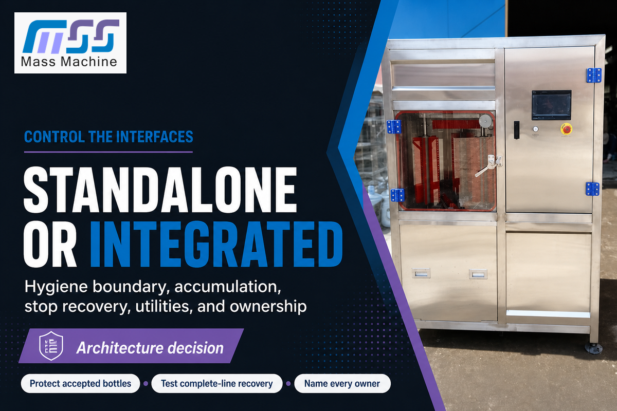 Choose standalone or integrated architecture by hygiene boundaries, recovery and interface ownership — MassTech