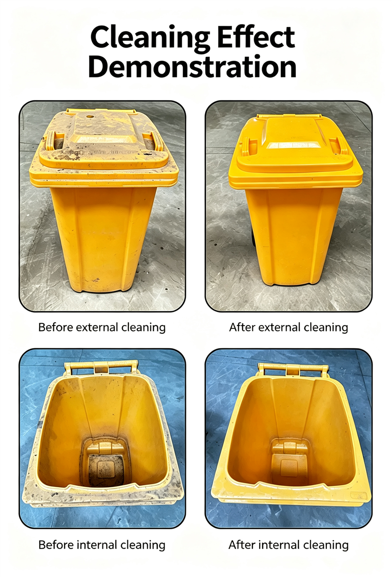 Trash Bin Washing Machine Misfit Signals