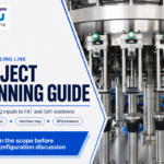 Beer bottling line planning guide cover with a stainless filling carousel