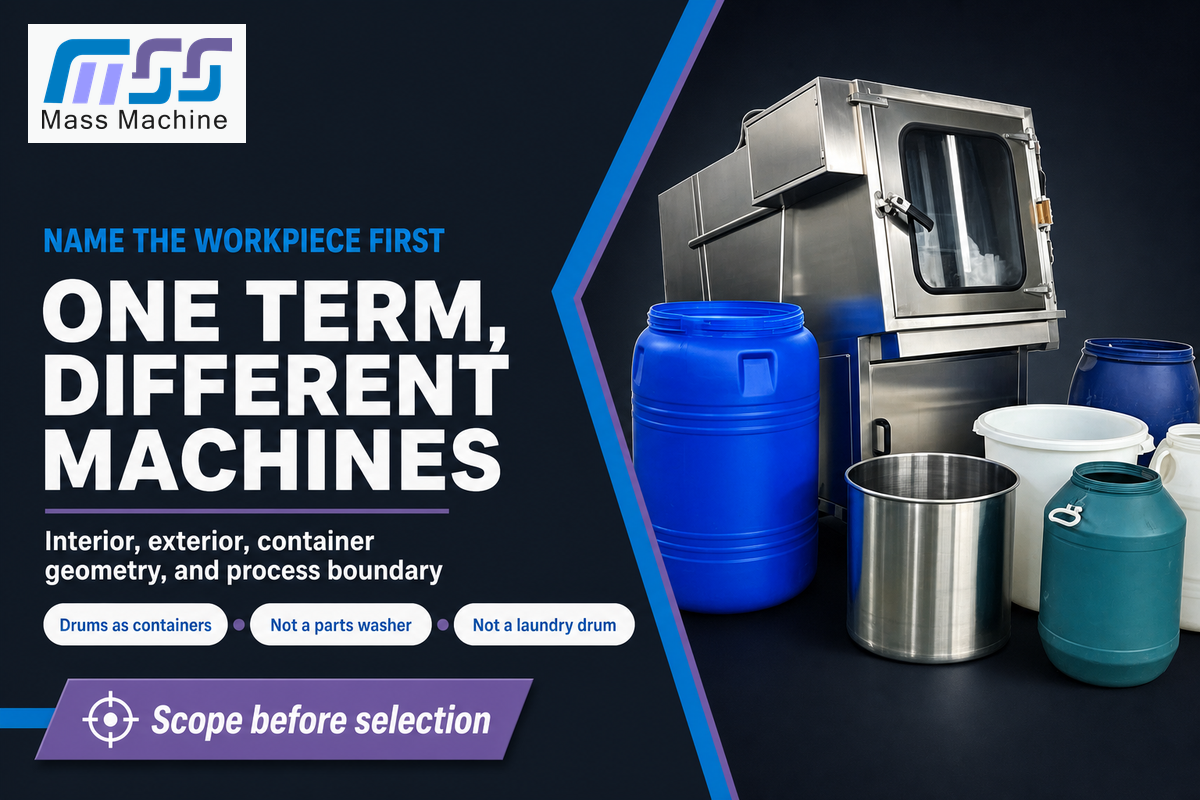 What an Industrial Drum Washing Machine Actually Washes — MassTech