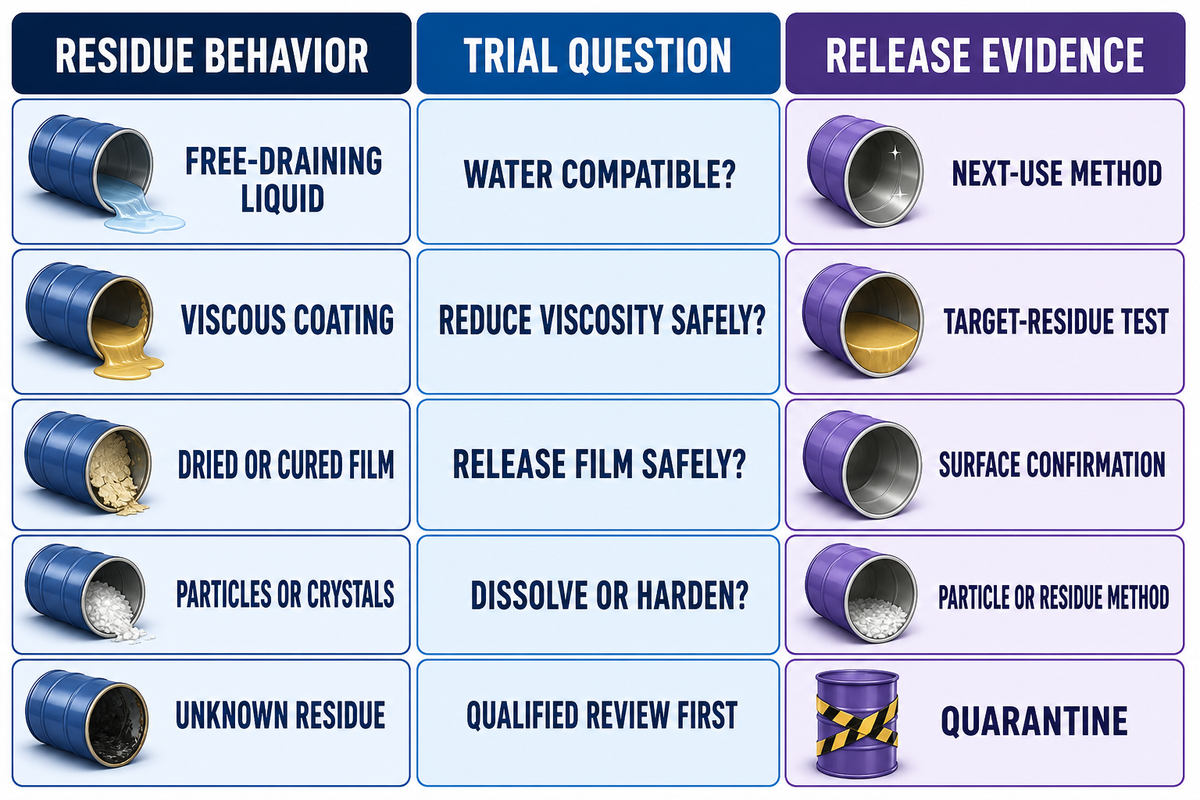 Match Mechanical Action and Chemistry to Residue Behavior — MassTech