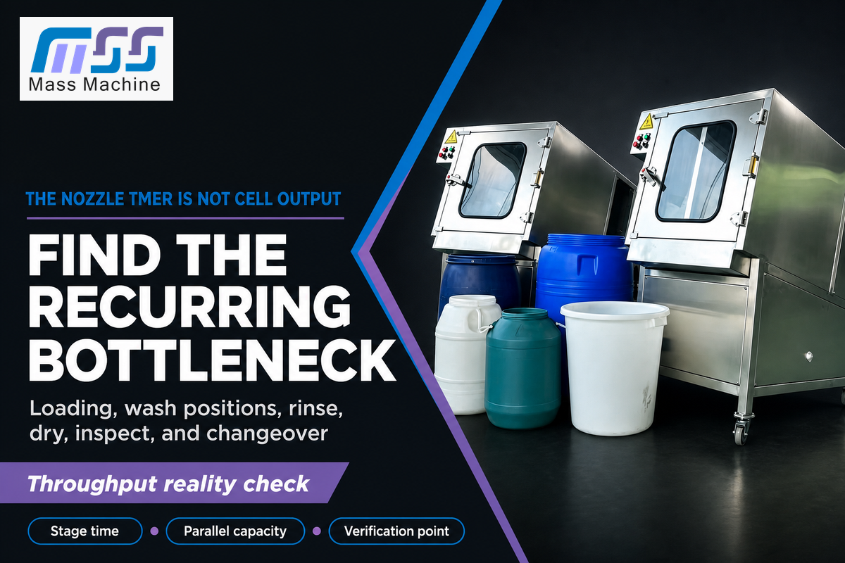 Size the Whole Washing Cell, Not the Nozzle Cycle — MassTech