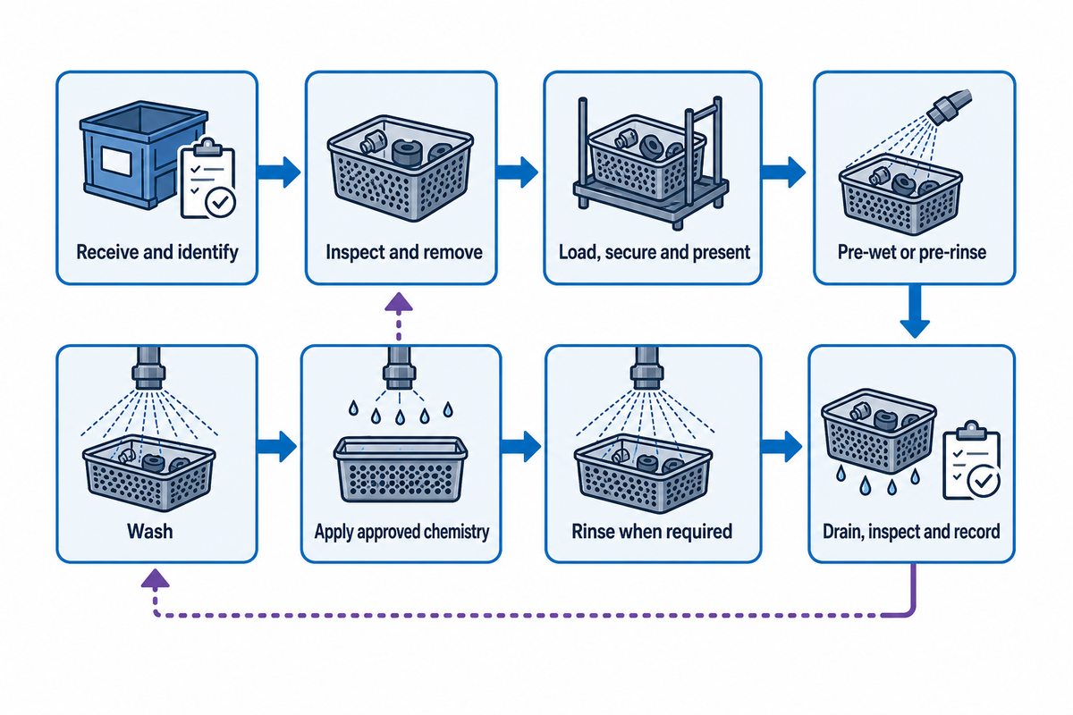 3. Build the Wash Sequence as a Controlled Process Window — Masstech